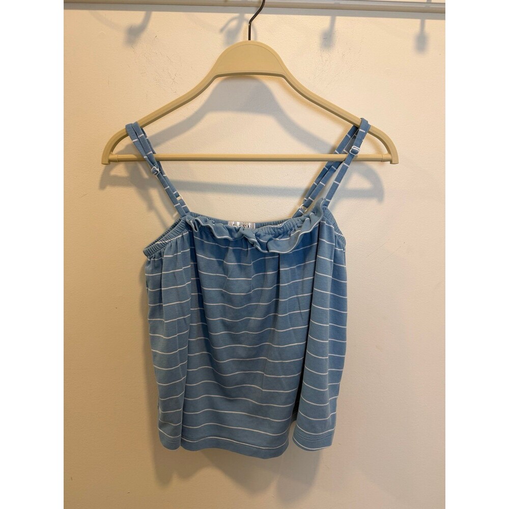 Lake Pajama Ruffle Tank Top - 100% Pima Cotton